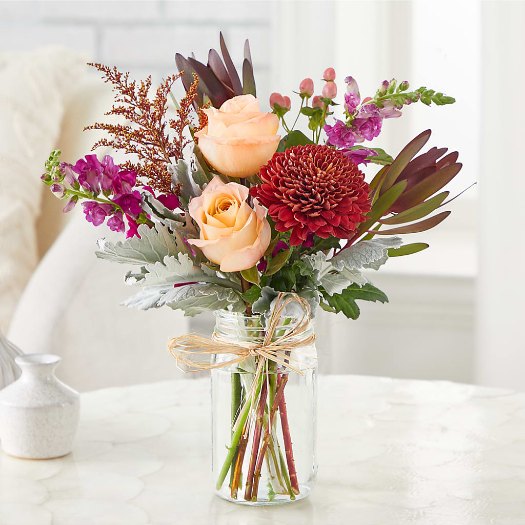Moody Hues Bouquet –  Seaside Stems, Old Saybrook CT