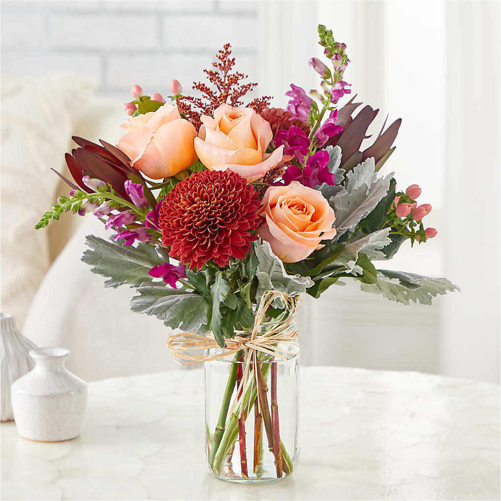 Moody Hues Bouquet –  Seaside Stems, Old Saybrook CT
