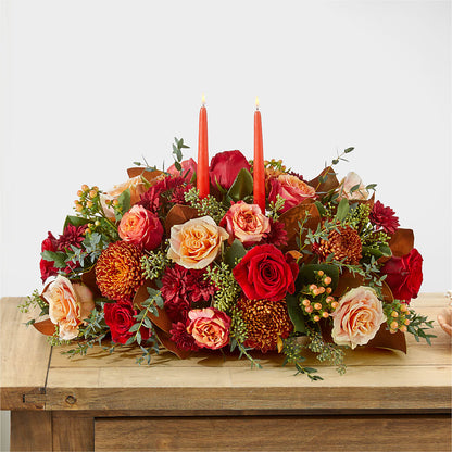 Gather Near Centerpiece –  Seaside Stems, Old Saybrook CT
