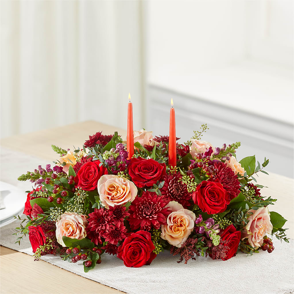 Most Thankful Centerpiece –  Seaside Stems, Old Saybrook CT