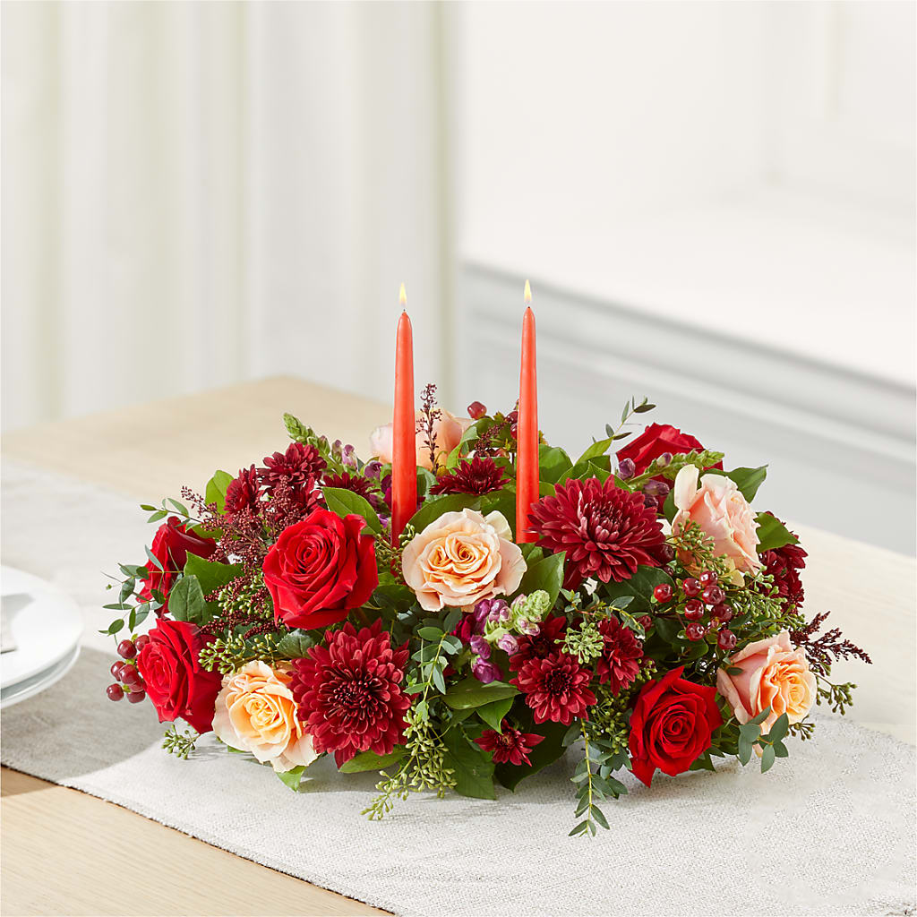 Most Thankful Centerpiece –  Seaside Stems, Old Saybrook CT